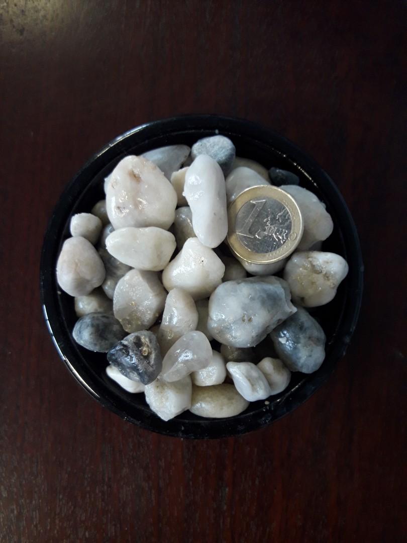 GRAVIER 8/16 BLANC GRIS ROULE