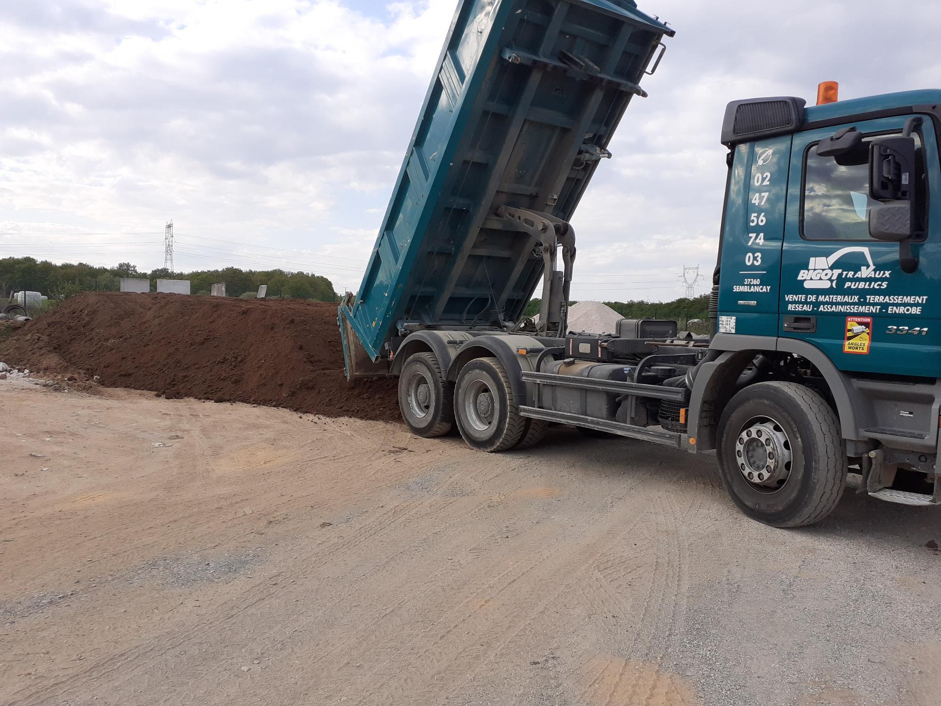 LIVRAISON EN CAMION 6X4 (13T)