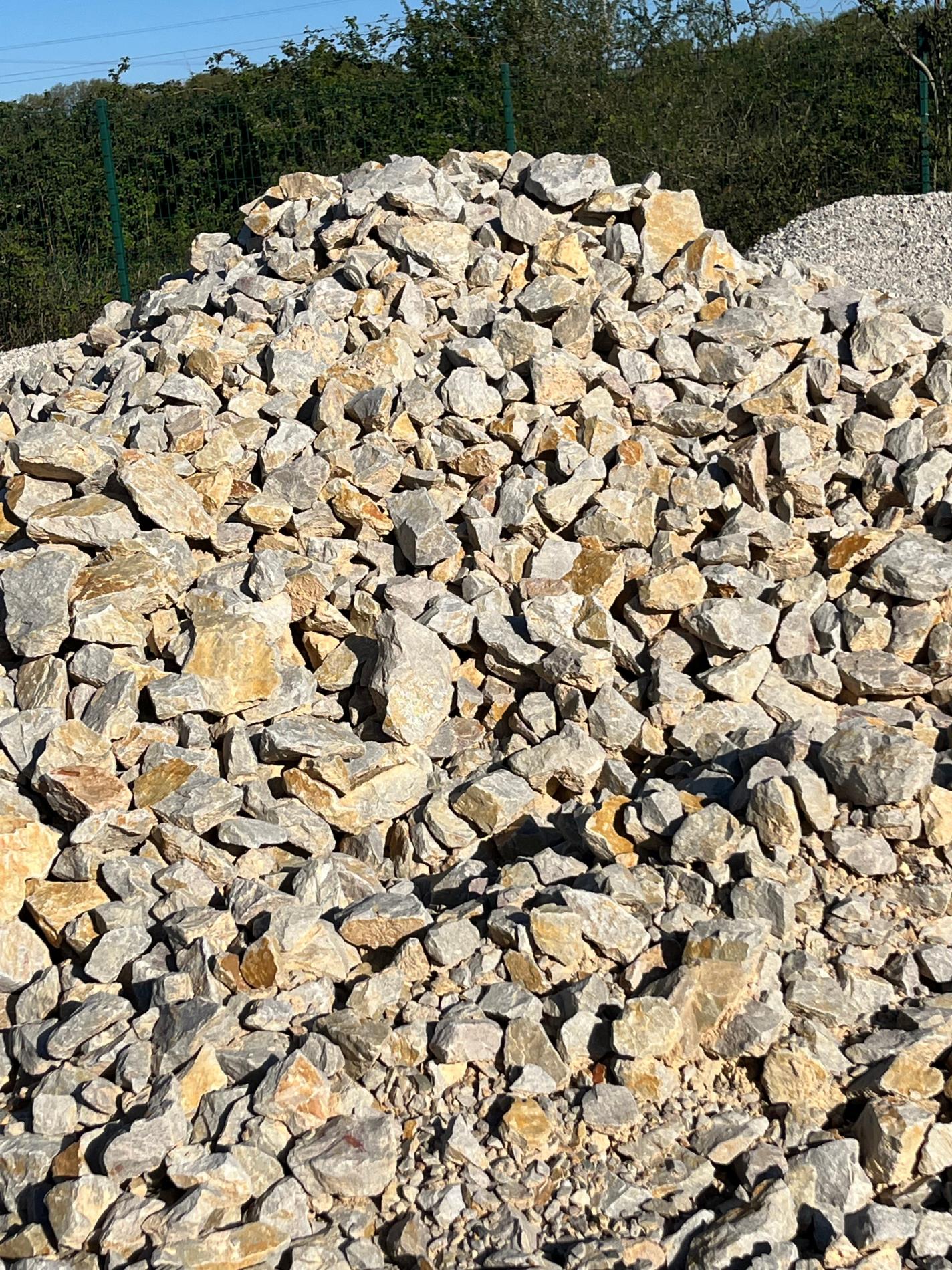 Pierre à gabion 70-150 beige